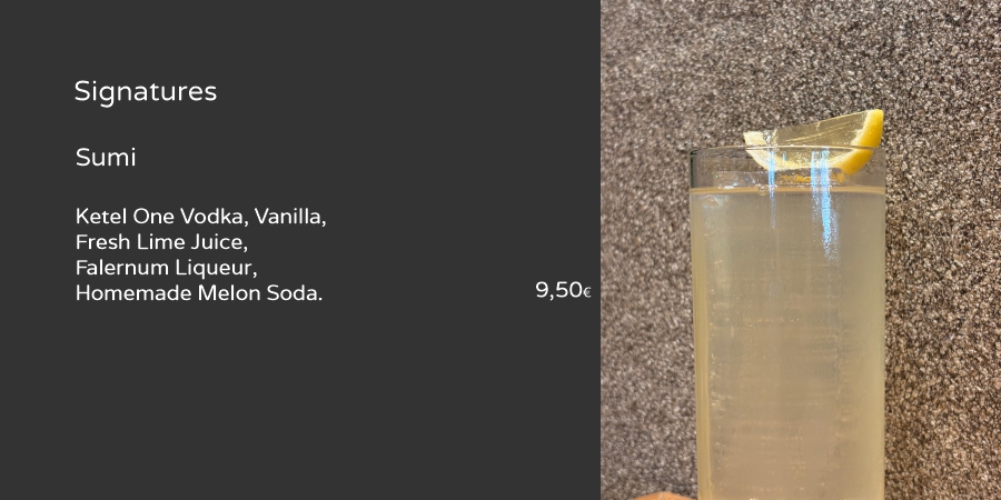 cocktails signature